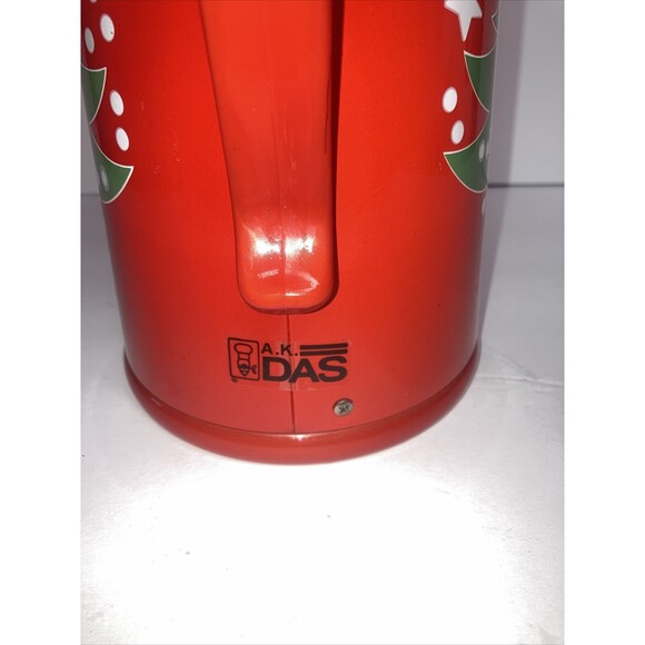 VTG Christmas Tree WAECHTESBACH Thermal Vacuum Carafe 1 Liter A.K.DAS Ht.12" - Picture 6 of 10
